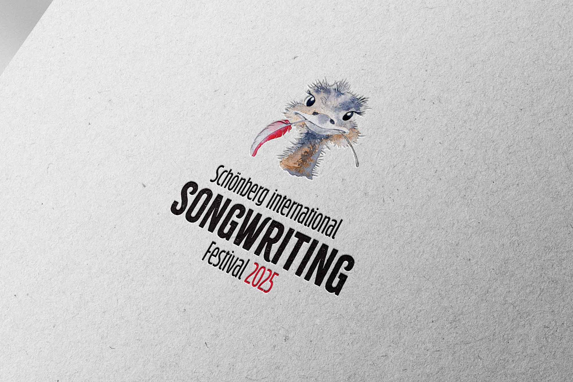 Schönberg Songwriting Festival Logo mit Maskottchen